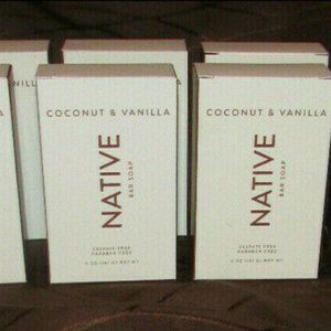 8 PACK NATIVE Coconut & Vanilla SOAP - No Sulfate
